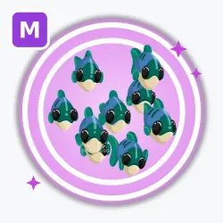 Many Mackerel | Ultra Rare, Mega Neon | Adopt Me! — Roblox, лот №212845
