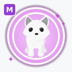 Arctic Fox | Ultra Rare, Mega Neon | Adopt Me! — Roblox, лот №212861