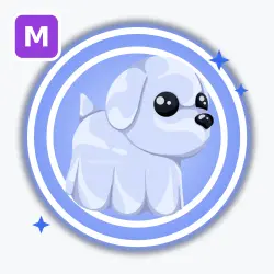 Ghost Dog | Rare, Mega Neon | Adopt Me! — Roblox, лот №212866