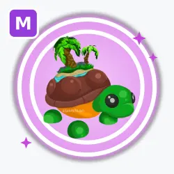 Tortuga de la Isla | Ultra Rare, Mega Neon | Adopt Me! — Roblox, лот №212864