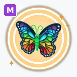 Prismatic Butterfly | Legendary, Mega Neon | Adopt Me! — Roblox, лот №212888