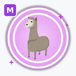 Llama | Ultra Rare, Mega Neon | Adopt Me! — Roblox, лот №212891