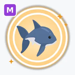 Shark | Legendary, Mega Neon | Adopt Me! — Roblox, лот №212901