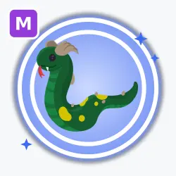 Basilisk | Rare, Mega Neon | Adopt Me! — Roblox, лот №212913