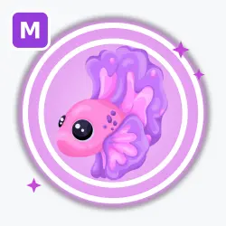Pink Betta Fish | Ultra Rare, Mega Neon | Adopt Me! — Roblox, лот №212912