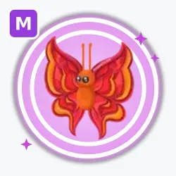 Vermilion Butterfly | Ultra Rare, Mega Neon | Adopt Me! — Roblox, лот №212917