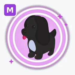 Royal Palace Spaniel | Ultra Rare, Mega Neon | Adopt Me! — Roblox, лот №212928