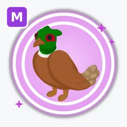Brown-Chested Pheasant | Ultra Rare, Mega Neon | Adopt Me! — Roblox, лот №212932