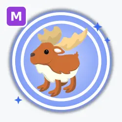 Irish Elk | Rare, Mega Neon | Adopt Me! — Roblox, лот №212933