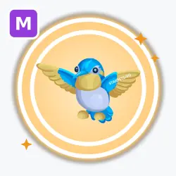 Diamond Hummingbird | Legendary, Mega Neon | Adopt Me! — Roblox, лот №212935