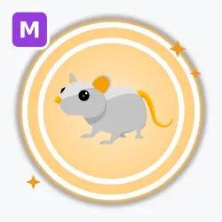 Golden Rat | Legendary, Mega Neon | Adopt Me! — Roblox, лот №212942