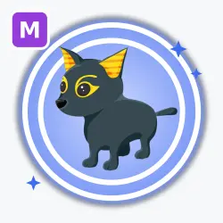 Abyssinian Cat | Rare, Mega Neon | Adopt Me! — Roblox, лот №212944