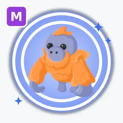 Orangutan | Rare, Mega Neon | Adopt Me!