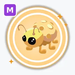 Golden Ladybug | Legendary, Mega Neon | Adopt Me! — Roblox, лот №212961