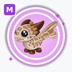 Waffle Wyrm | Ultra Rare, Mega Neon | Adopt Me! — Roblox, лот №212970