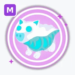 Ice Wolf | Ultra Rare, Mega Neon | Adopt Me! — Roblox, лот №212986