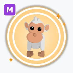 Albino Monkey | Legendary, Mega Neon | Adopt Me! — Roblox, лот №212988