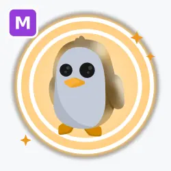 Golden Penguin | Legendary, Mega Neon | Adopt Me! — Roblox, лот №212990