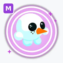 Snowball Pet | Ultra Rare, Mega Neon | Adopt Me! — Roblox, лот №212993