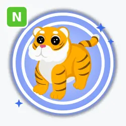 Lunar Tiger | Rare, Neon | Adopt Me!