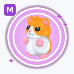 Hamster | Ultra Rare, Mega Neon | Adopt Me! — Roblox, лот №213025