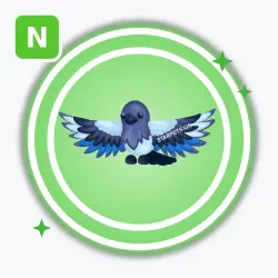 Magpie | Uncommon, Neon | Adopt Me! — Roblox, лот №213023