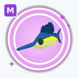 Swordfish | Ultra Rare, Mega Neon | Adopt Me! — Roblox, лот №213024