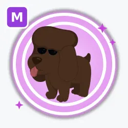 Irish Water Spaniel | Ultra Rare, Mega Neon | Adopt Me! — Roblox, лот №213027