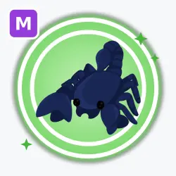 Halloween Blue Scorpion | Uncommon, Mega Neon | Adopt Me! — Roblox, лот №213033