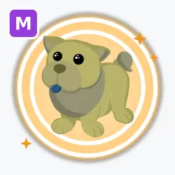 Golden Chow-Chow | Legendary, Mega Neon | Adopt Me! — Roblox, лот №213042