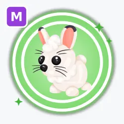 Arctic Hare | Uncommon, Mega Neon | Adopt Me!