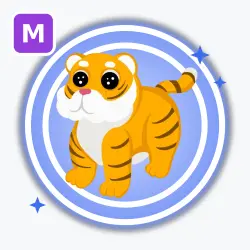 Lunar Tiger | Rare, Mega Neon | Adopt Me!