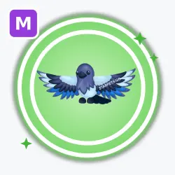 Magpie | Uncommon, Mega Neon | Adopt Me! — Roblox, лот №250114