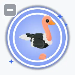 Ostrich | Rare, Default | Adopt Me! — Roblox, лот №213061