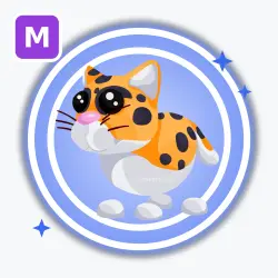 Indian Leopard | Rare, Mega Neon | Adopt Me! — Roblox, лот №213066