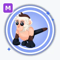 Capuchin Monkey | Rare, Mega Neon | Adopt Me! — Roblox, лот №213070