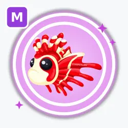 Lionfish | Ultra Rare, Mega Neon | Adopt Me! — Roblox, лот №213068