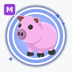 Pig | Rare, Mega Neon | Adopt Me! — Roblox, лот №213076