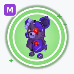 Patchy Bear | Uncommon, Mega Neon | Adopt Me! — Roblox, лот №213077