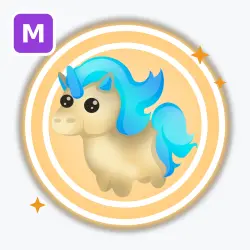 Golden Unicorn | Legendary, Mega Neon | Adopt Me! — Roblox, лот №213078