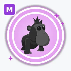 Black Macaque | Ultra Rare, Mega Neon | Adopt Me! — Roblox, лот №213091