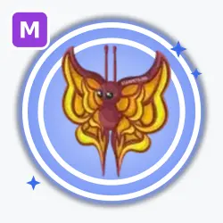 Amber Butterfly | Rare, Mega Neon | Adopt Me!