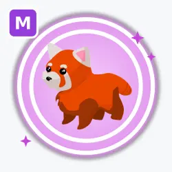 Red Panda | Ultra Rare, Mega Neon | Adopt Me! — Roblox, лот №213096