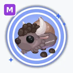 Bison | Rare, Mega Neon | Adopt Me! — Roblox, лот №213117