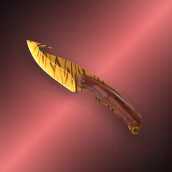 Gut Knife | Tiger Tooth | Немного поношенное