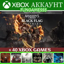 Assassin's Creed Black Flag Resynced + 40 GAMES XBOX ACCOUNT