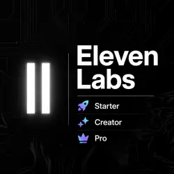 Elevenlabs Starter / Creator / Pro 1/12 месяцев
