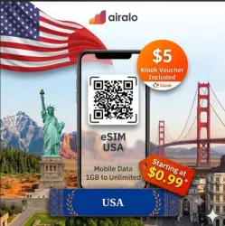 USA eSIM for Travel | Airalo & Saily USA Data Plan