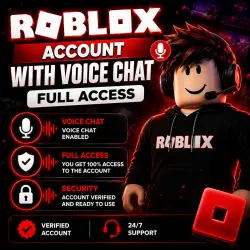 Roblox account with Voice Chat and full