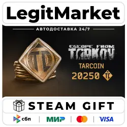 DLC Escape from Tarkov: TarCoin Ingame Currency - 20250 / Steam AUTO / RU + WORLD